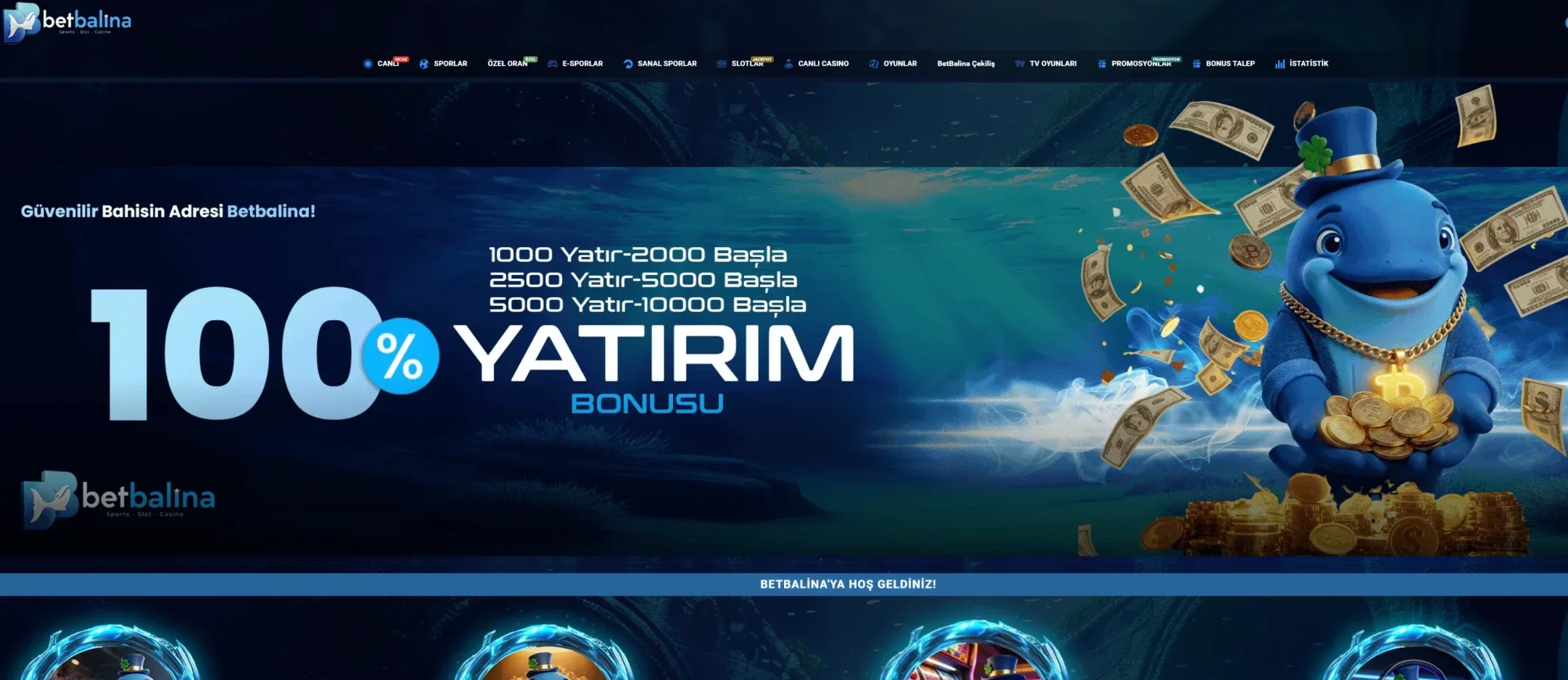 Betbalina ekran görüntüsü